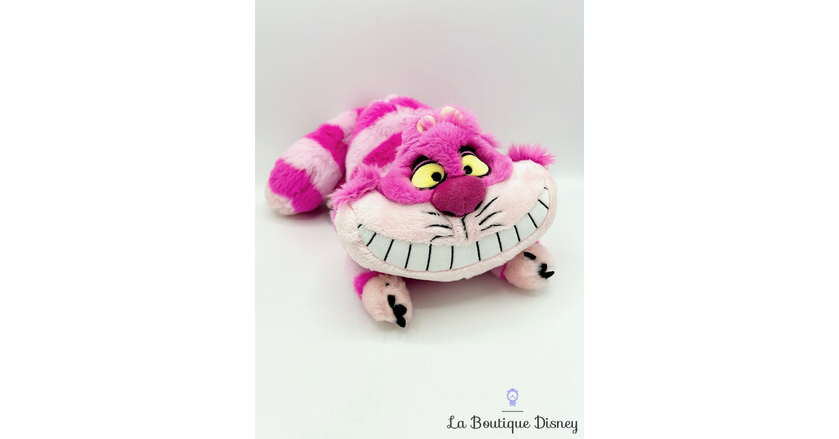 Peluche Chat Cheshire Disney Store 2010 Alice au pays des merveilles